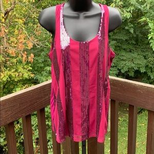 The Limited sequin tank size medium
